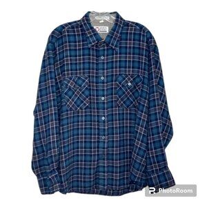 Sports Afield Shirt Men's XL Plaid Thermal Flannel Ranch Lumberjack Workwear Dad